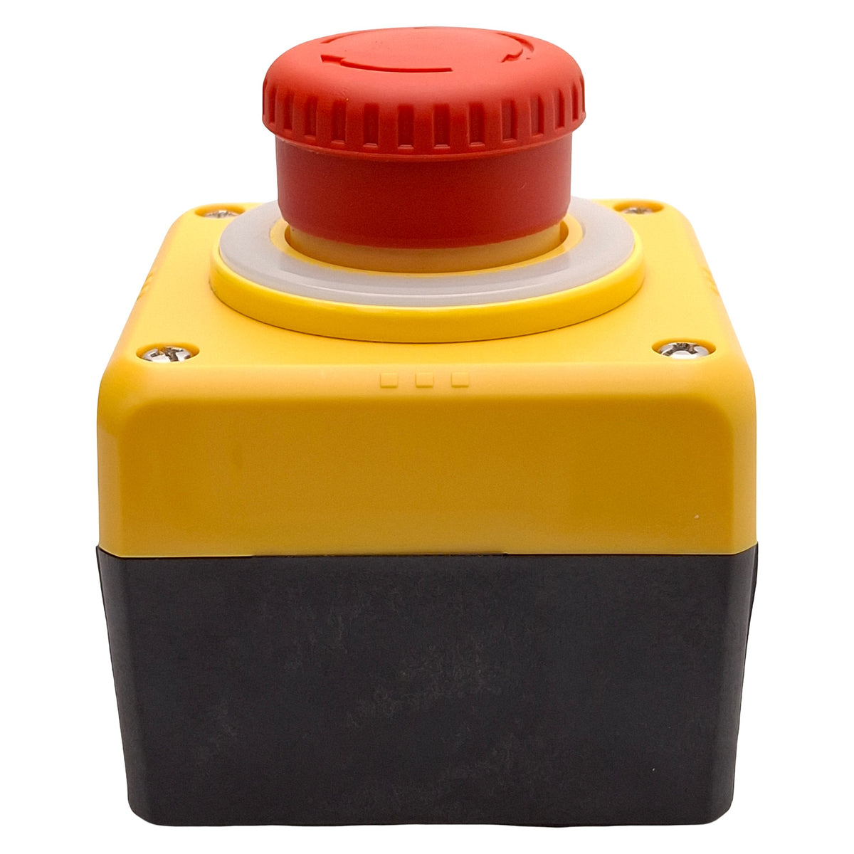 New Idec FB1W-YW1B-V4E02R-Y0 E-Stop Control Station, Pull/Turn Reset, 2NC 10A 600VAC