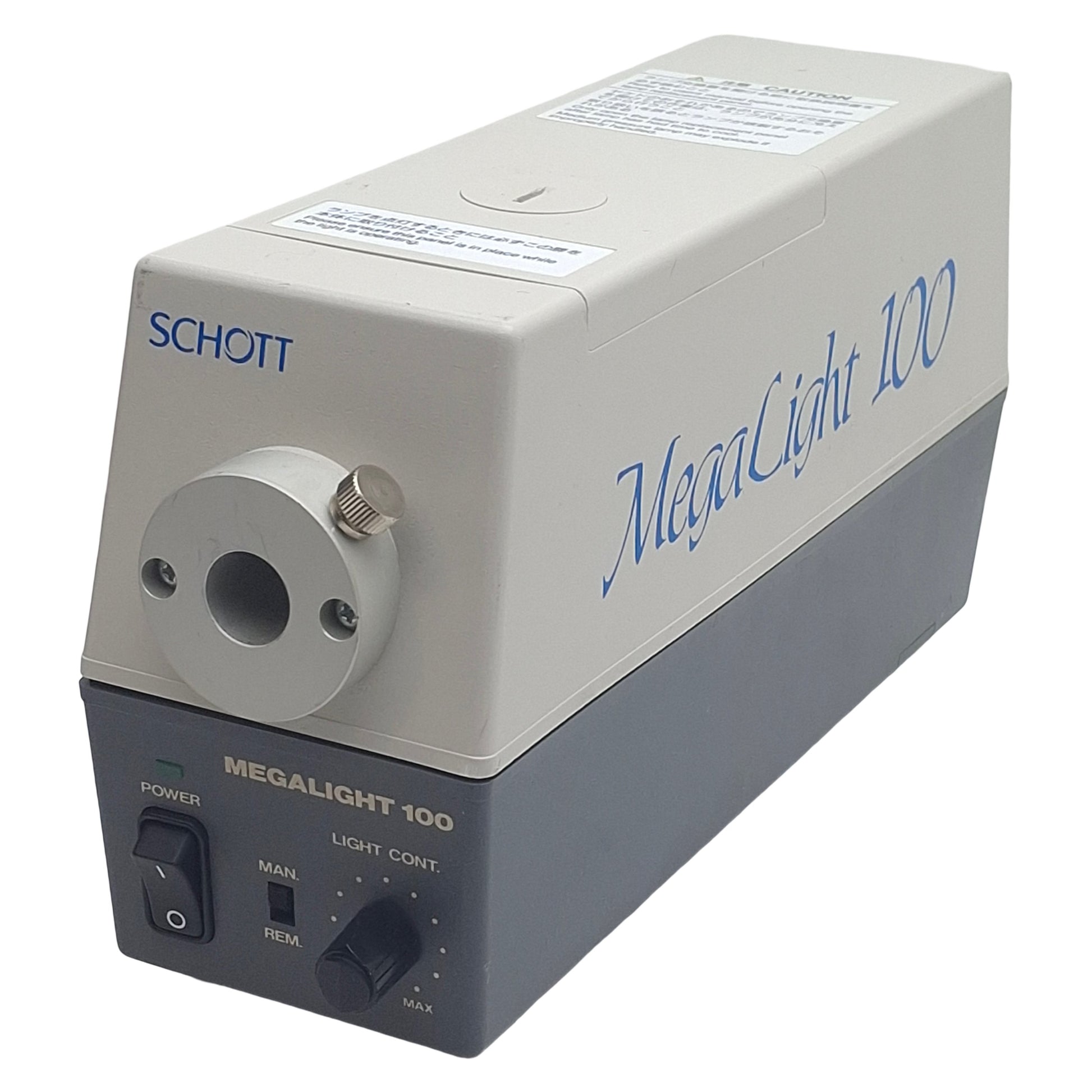 Schott MegaLight 100 Fiber Optic Light Source, 3A/1.8A 120/240VAC, ø15 ...