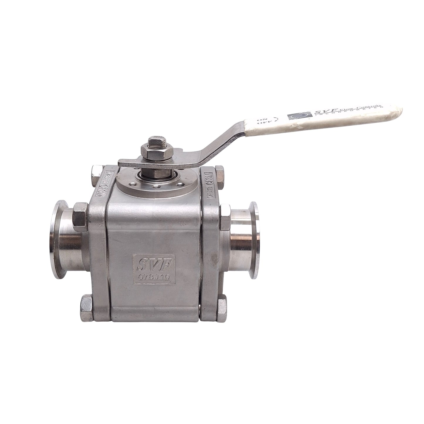 Used SVF Flow Controls SBC7 6666ATTR 2"-1500 Stainless Steel Ball Valve, 2in Triclamp