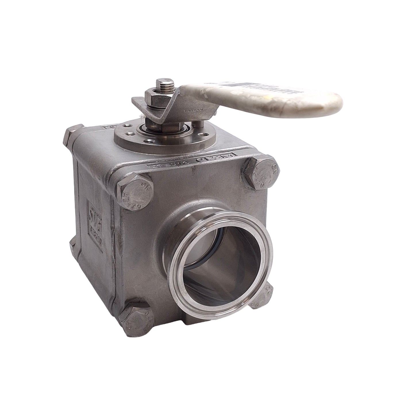 Used SVF Flow Controls SBC7 6666ATTR 2"-1500 Stainless Steel Ball Valve, 2in Triclamp