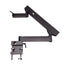 Used Microscope Articulating Arm Stand With Clamp For Stereo Microscopes, 30in Reach