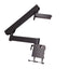 Used Microscope Articulating Arm Stand With Clamp For Stereo Microscopes, 30in Reach