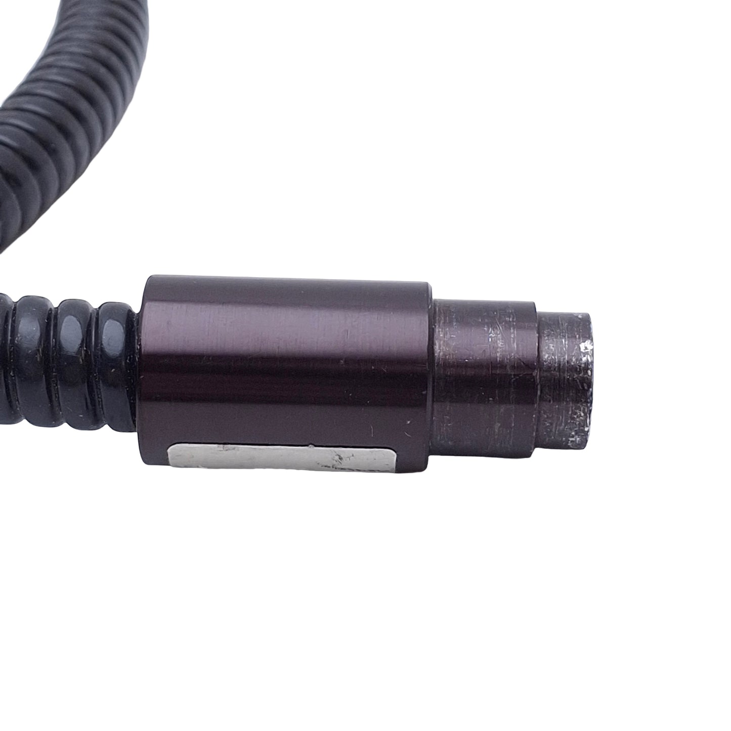 Used Schott 09898 Fiber Optic Light Guide, ø60mm Mount, ø5/8in Input, ø3/8 Bundle