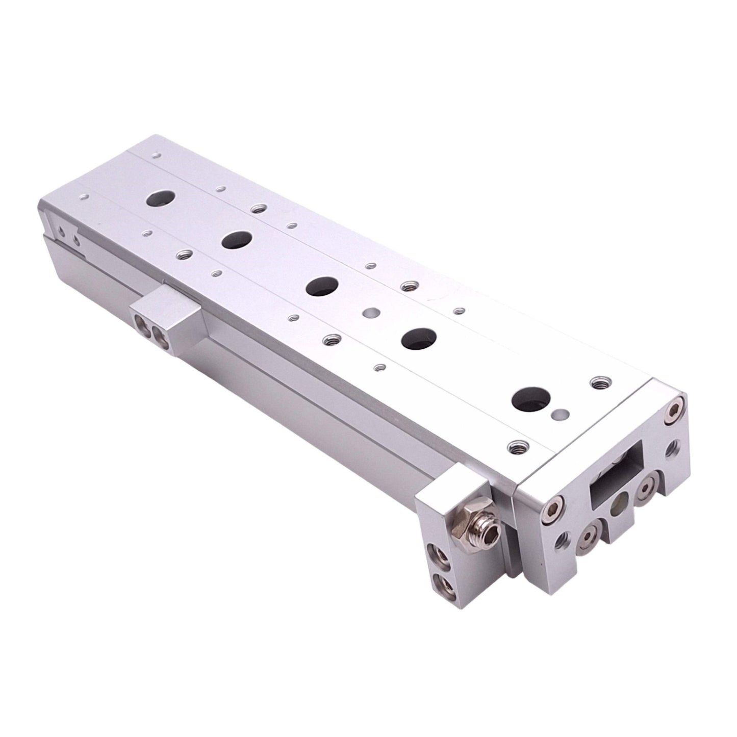 Used SMC MXS12-100AS Guided Cylinder, 12mm Bore, 100mm Stroke, M5, 0.7MPa Max