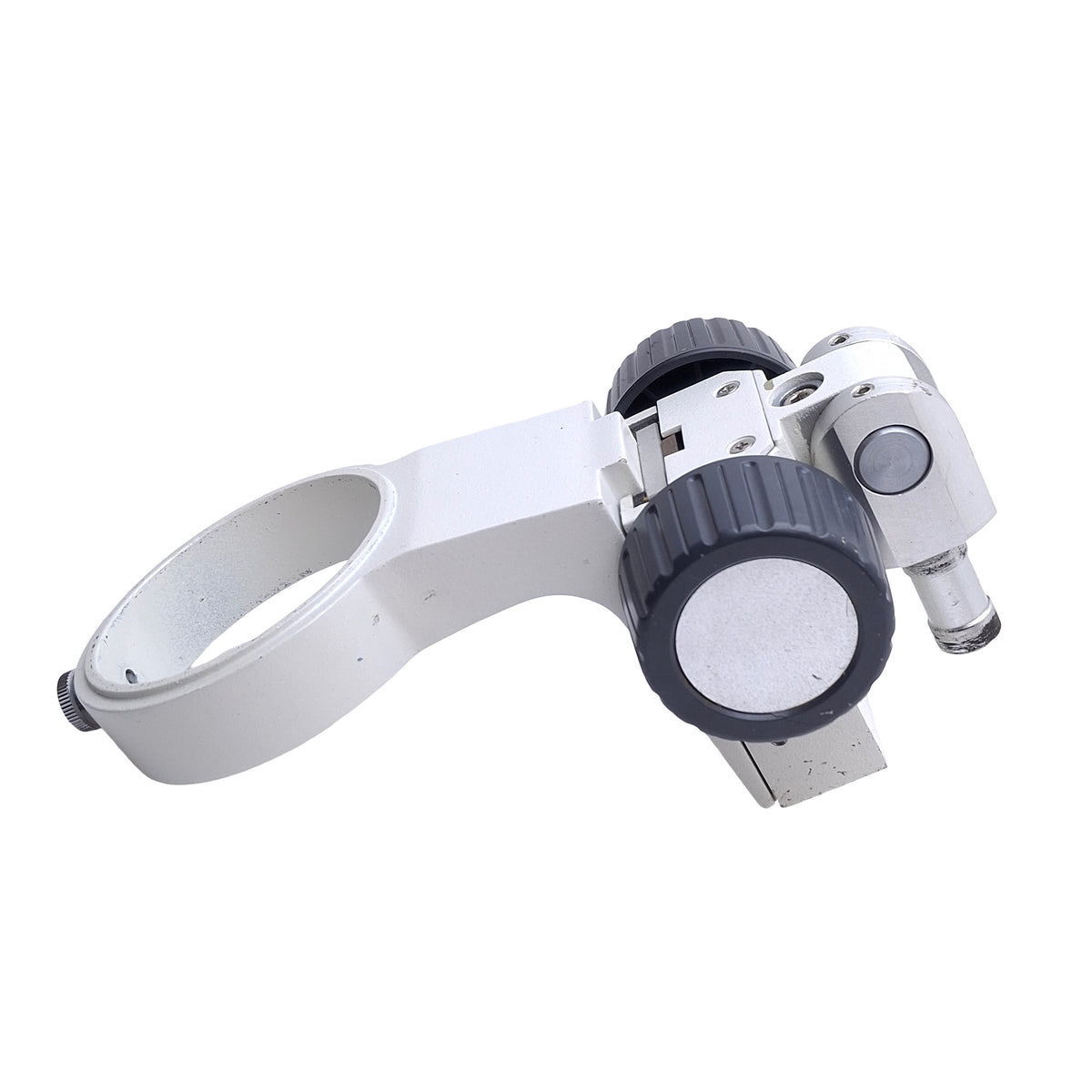 Used Adjustable Stereo-Microscope Focus Arm Mount, Travel: 2" , 3in / 76mm ID