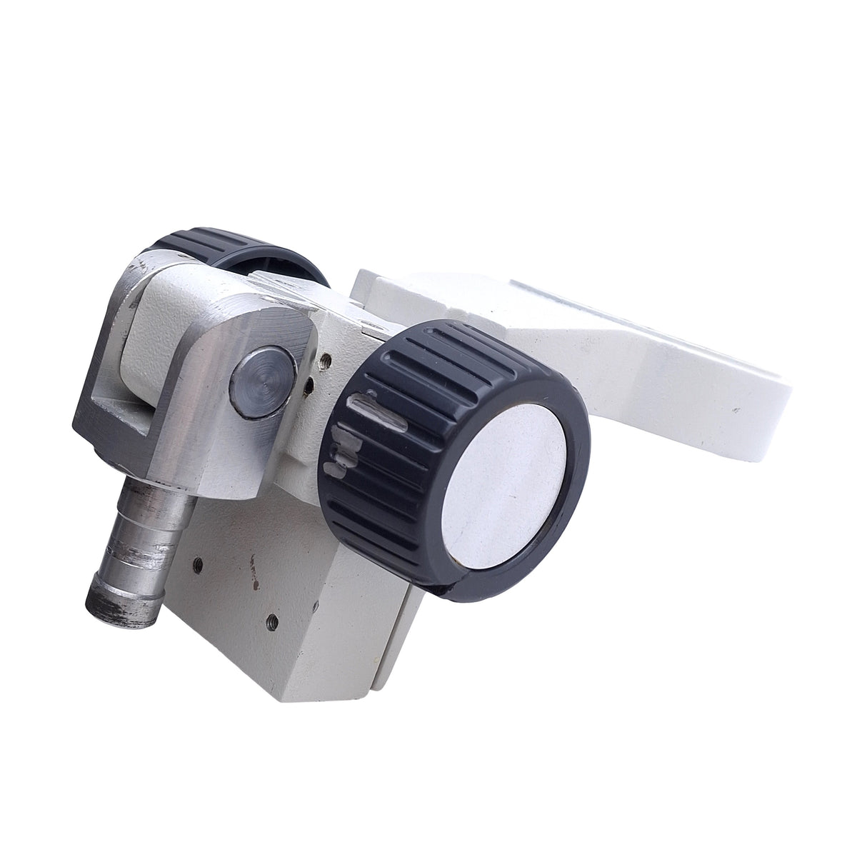 Used Adjustable Stereo-Microscope Focus Arm Mount, Travel: 2" , 3in / 76mm ID