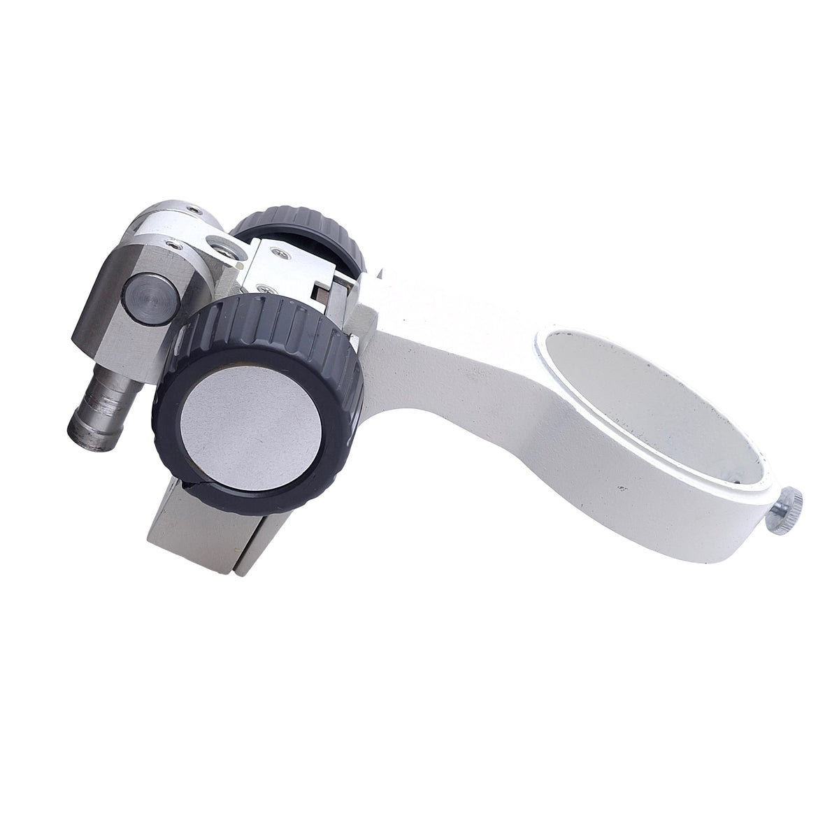 Used Adjustable Stereo-Microscope Focus Arm Mount, Travel: 2" , 3in / 76mm ID