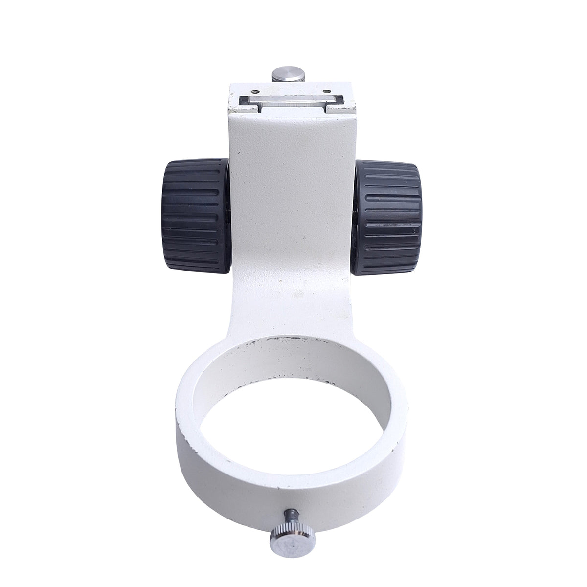 Used Adjustable Stereo-Microscope Focus Arm Mount, Travel: 2" , 3in / 76mm ID
