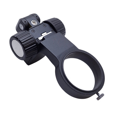 Used Adjustable Stereo-Microscope Focus Arm Mount, Travel: 2" , 3in / 76mm ID, Black