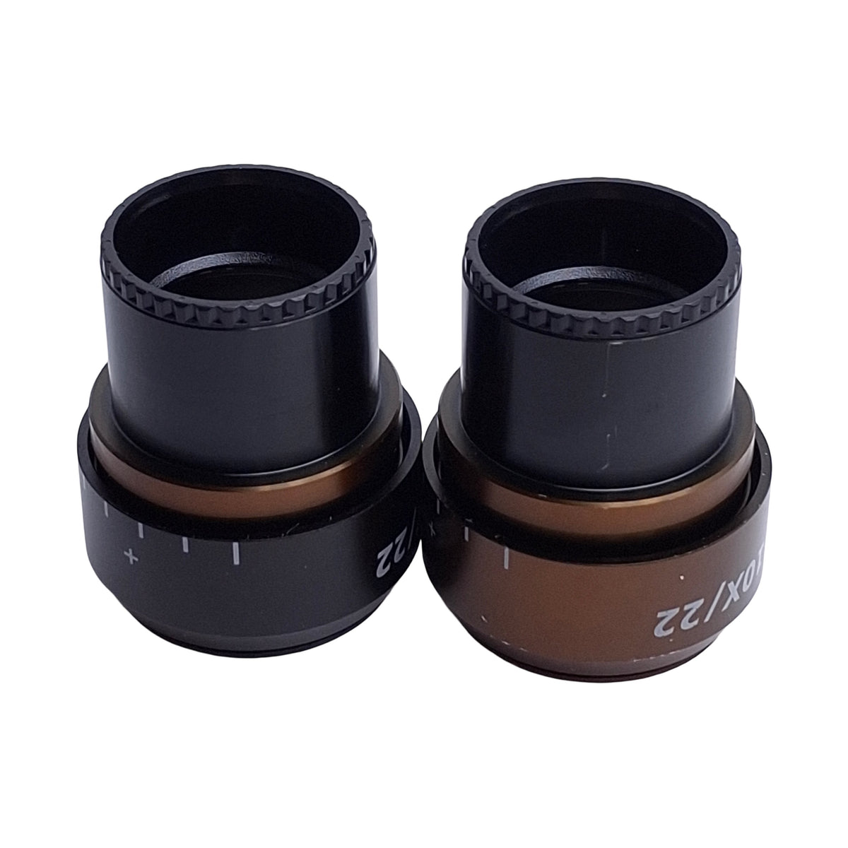 Used AmScope WF10X/22 Adjustable Widefield Microscope Eyepieces, 22mm FOV, ø30mm Tube