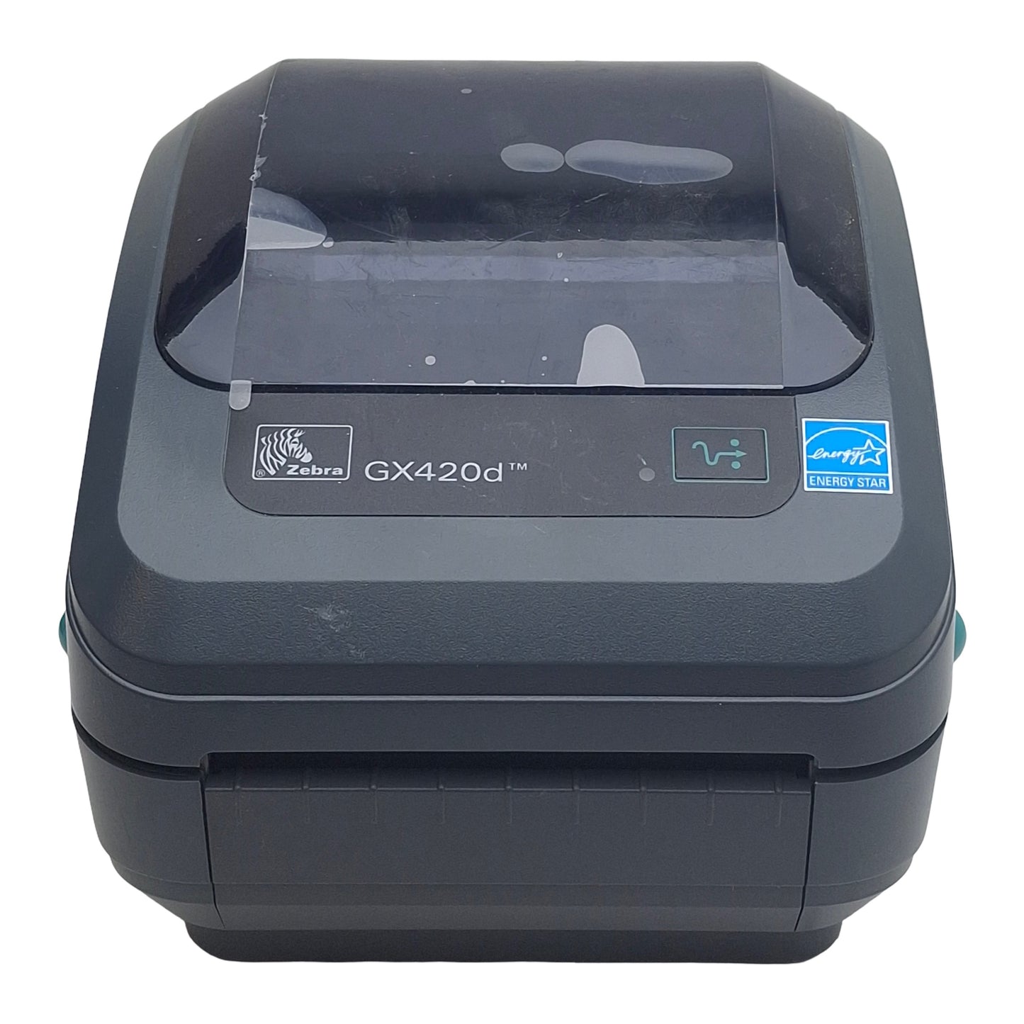 Used Zebra GX42-202410-150 GX420D Thermal Barcode Printer, 203dpi, 4in Width, 24VDC