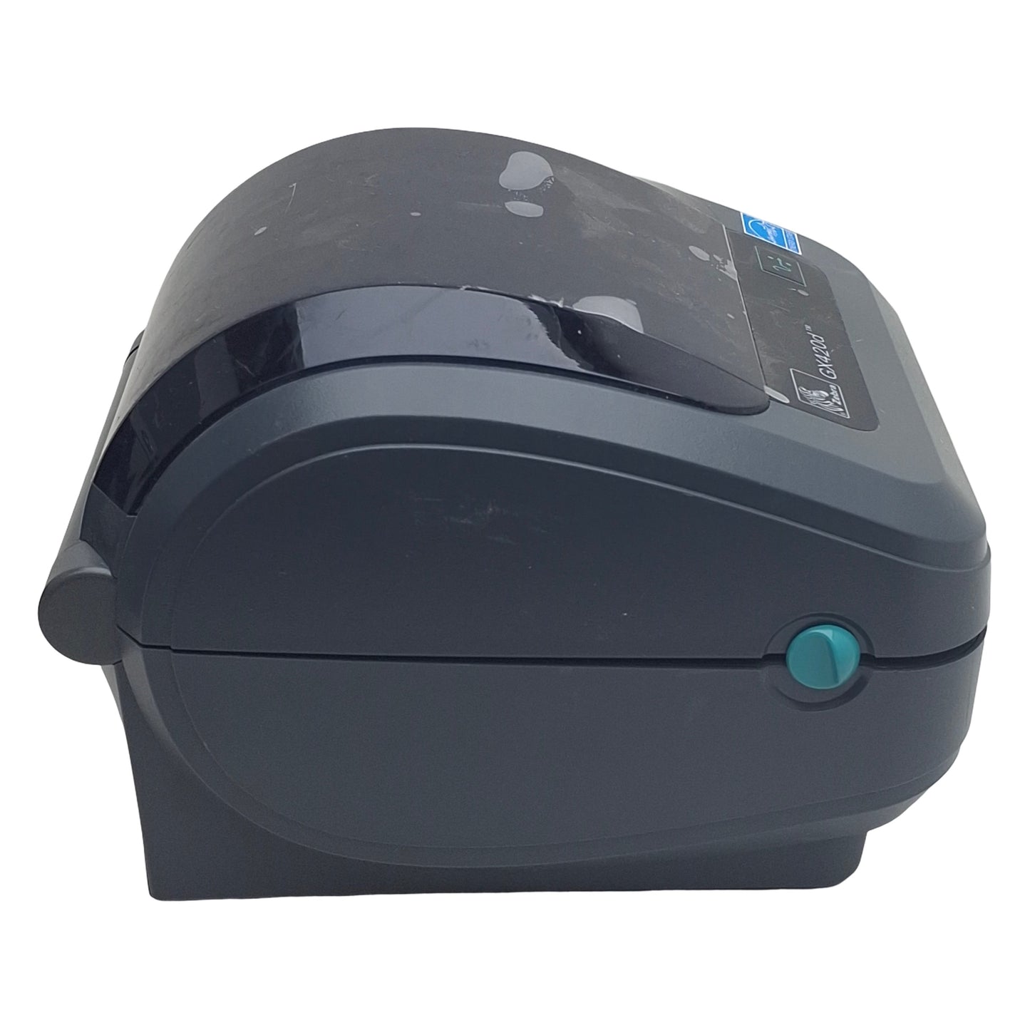 Used Zebra GX42-202410-150 GX420D Thermal Barcode Printer, 203dpi, 4in Width, 24VDC