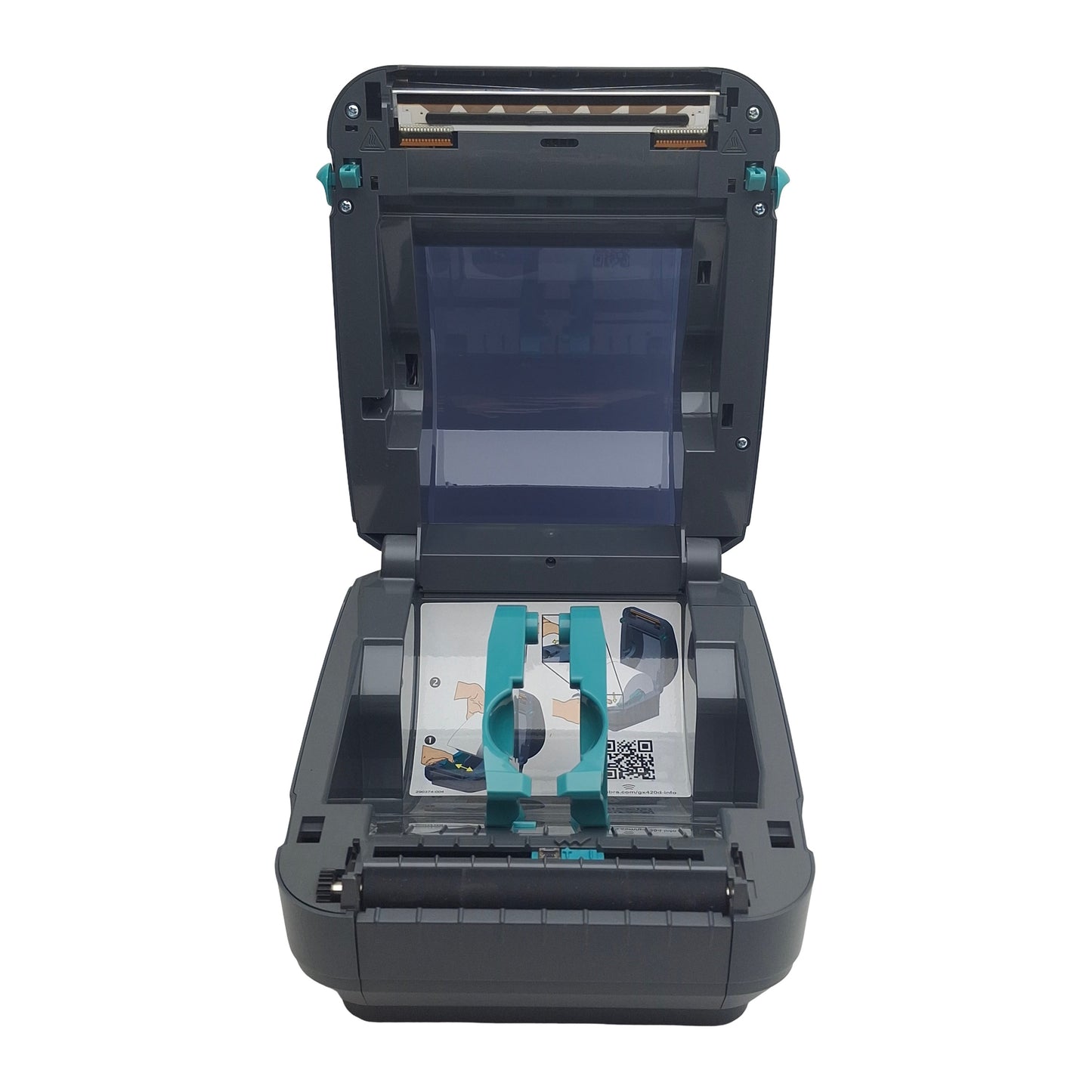 Used Zebra GX42-202410-150 GX420D Thermal Barcode Printer, 203dpi, 4in Width, 24VDC