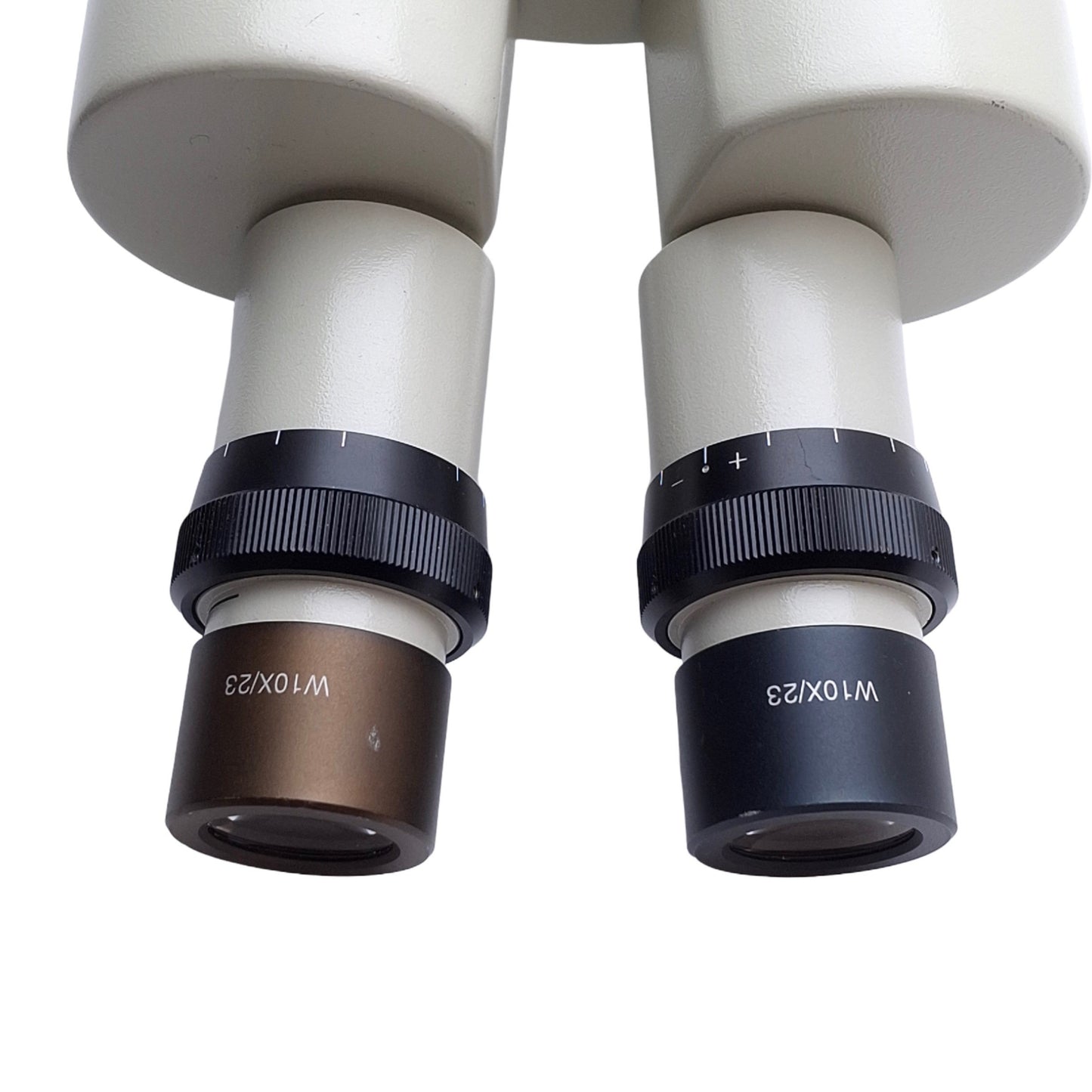 Used Motic SMZ-168 Stereo Microscope Head 0.75-5X Zoom, W10X/23 Eyepieces, Ø76mm