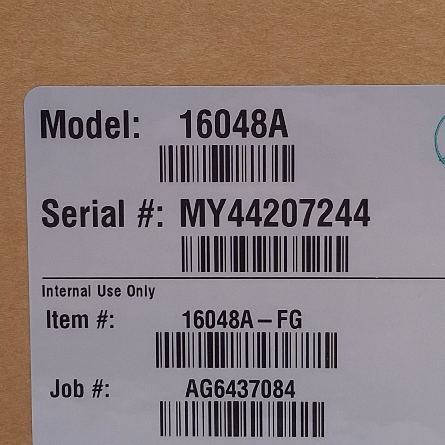 New Keysight 16048A BNC To BNC Connector Board 42VAC/DC, 4-Terminal, 0.94m Cable