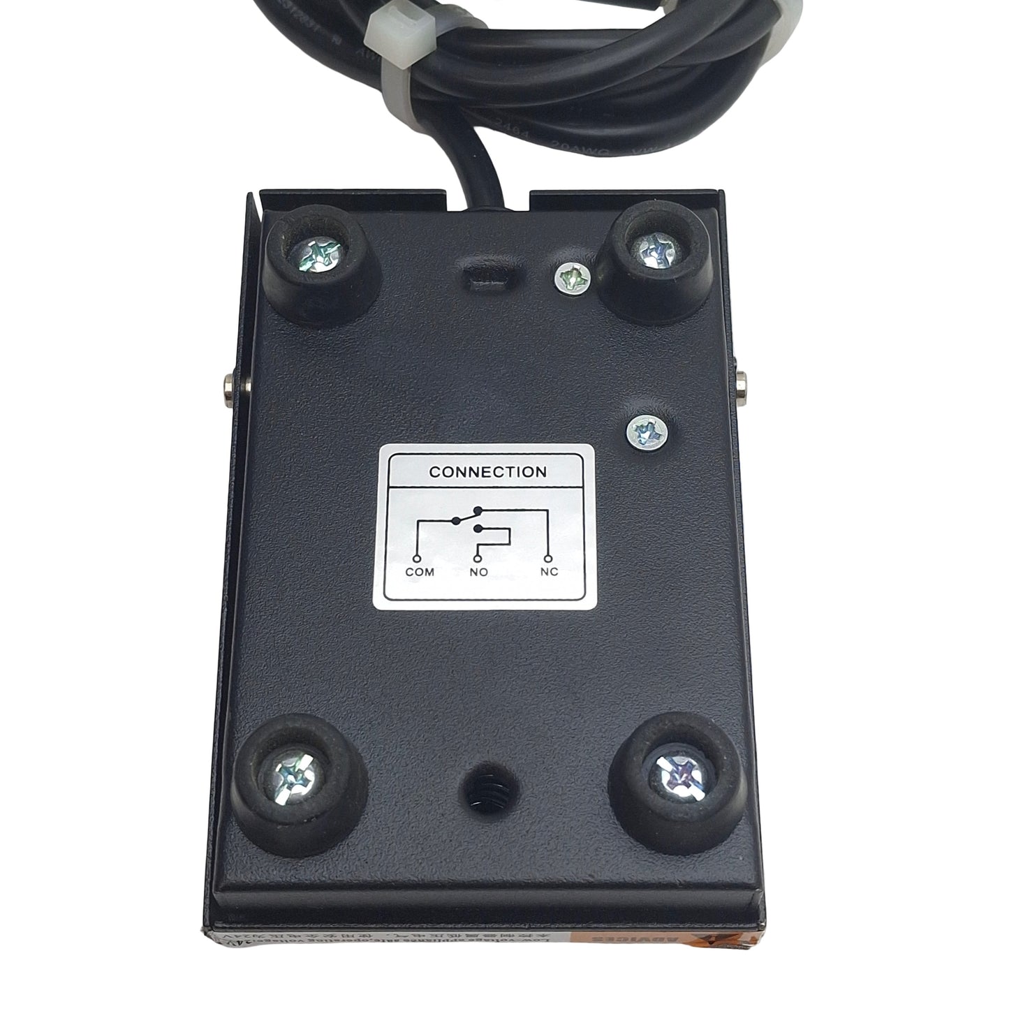Used Nordson EFD 7016714 Foot Pedal Switch, For 7140 ValveMate Controller, 7ft Cable