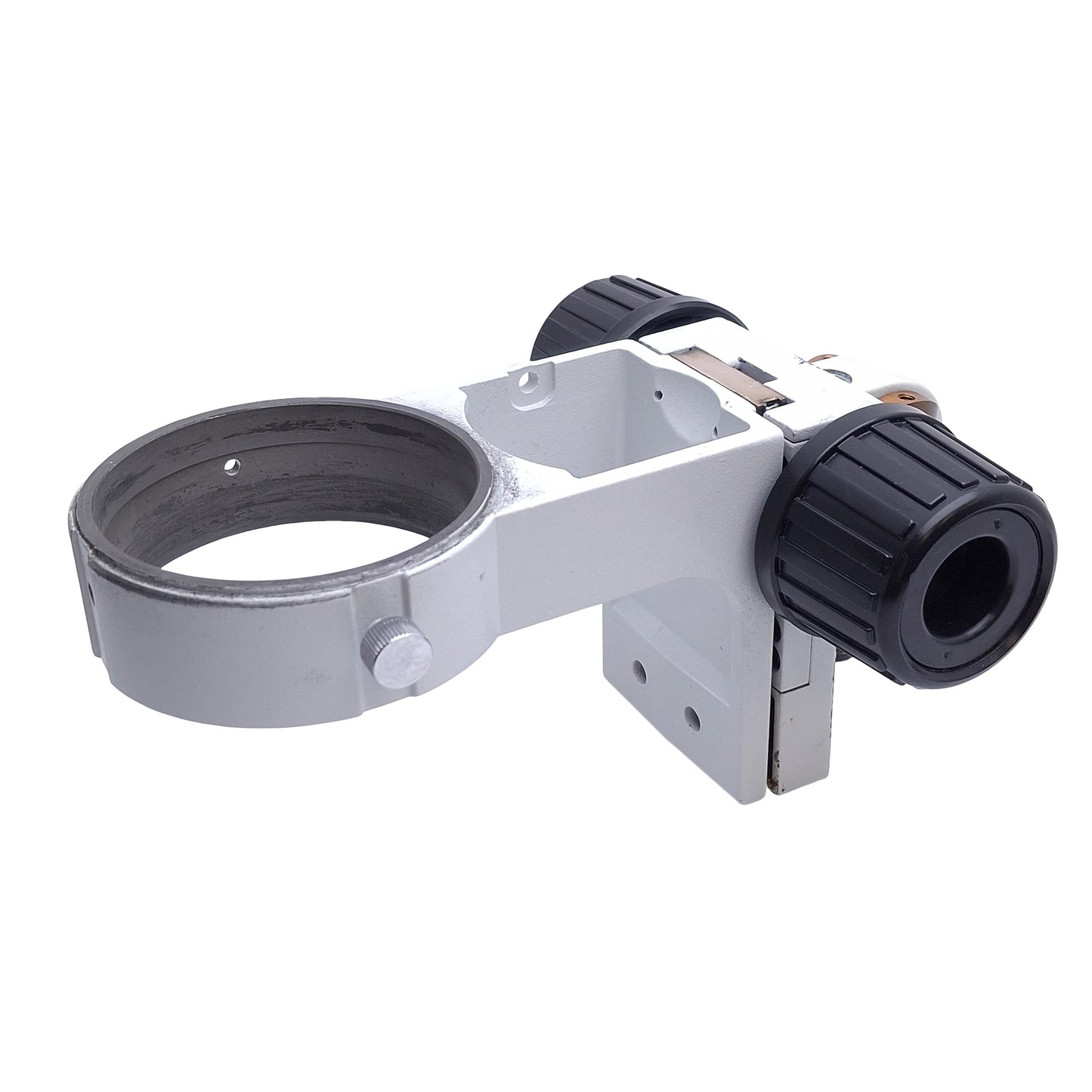 Used Scienscope SB-AB-SZ Microscope Focus Mount, ø76mm ID, 1in Travel, ø5/8in Adapter