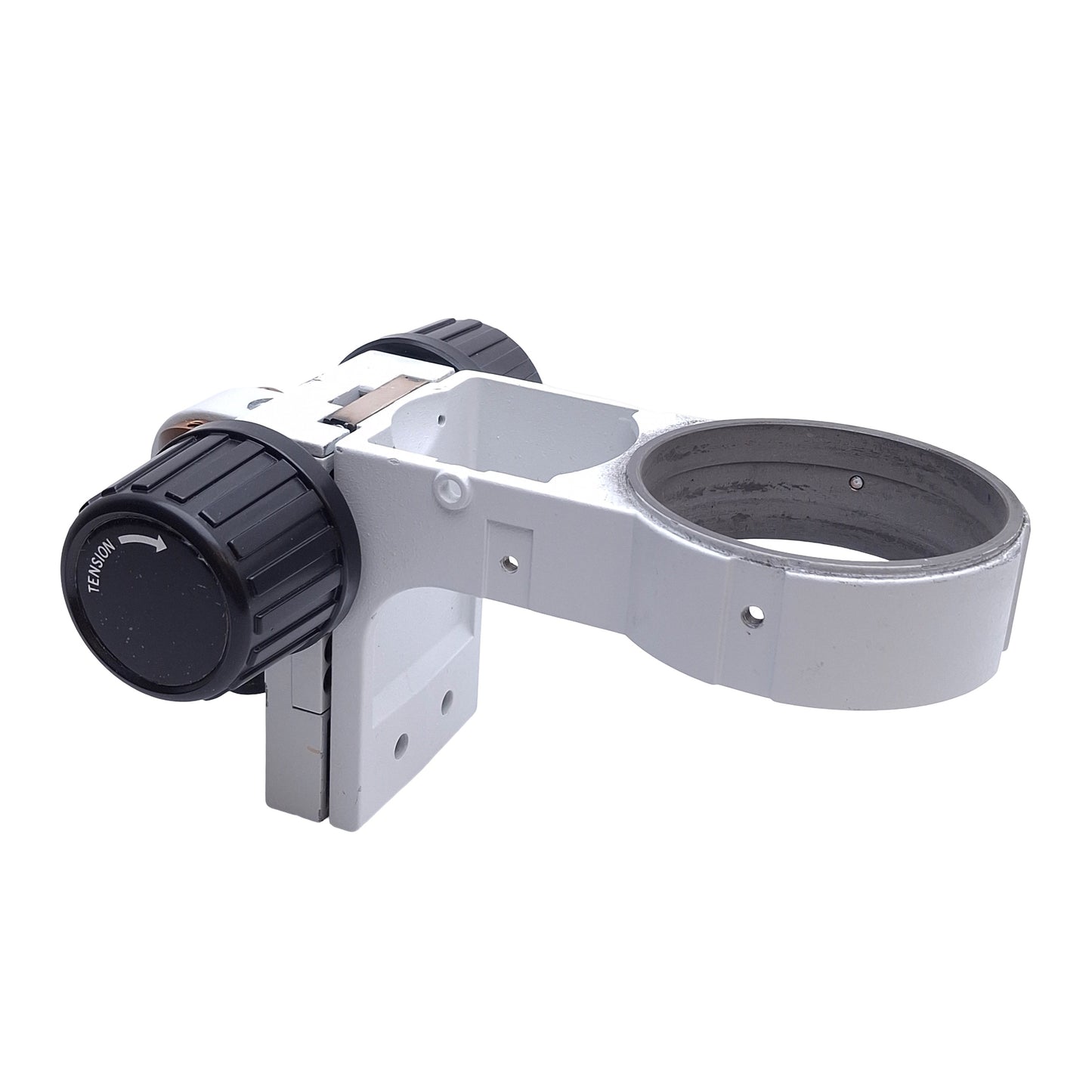 Used Scienscope SB-AB-SZ Microscope Focus Mount, ø76mm ID, 1in Travel, ø5/8in Adapter