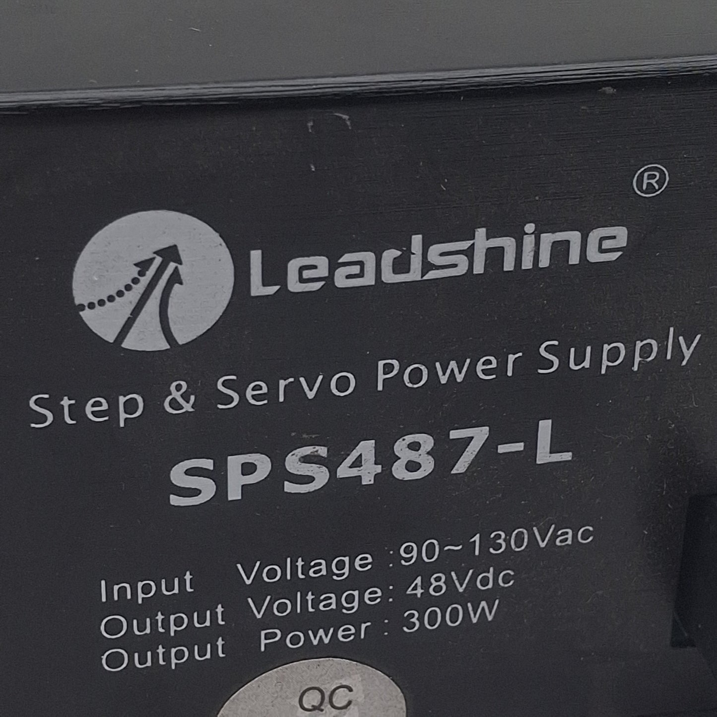 Used Leadshine SPS487-L Step & Servo Power Supply, 90-130VAC In, 300W 48VDC Out