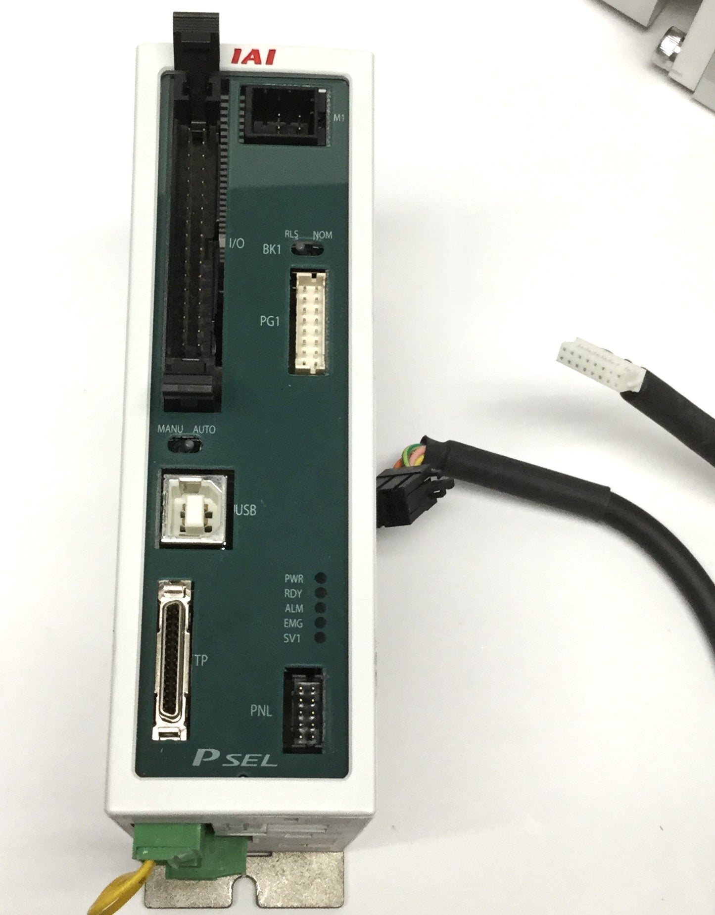 Used IAI RCP2-RGS4C ROBO Cylinder Linear Ball Screw Actuator w/Controller 50mm Stroke