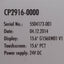 Used Beckhoff CP2916-0000 Multi-Touch Control Panel, 15.6in, 1366x768, DVI-E, 24VDC