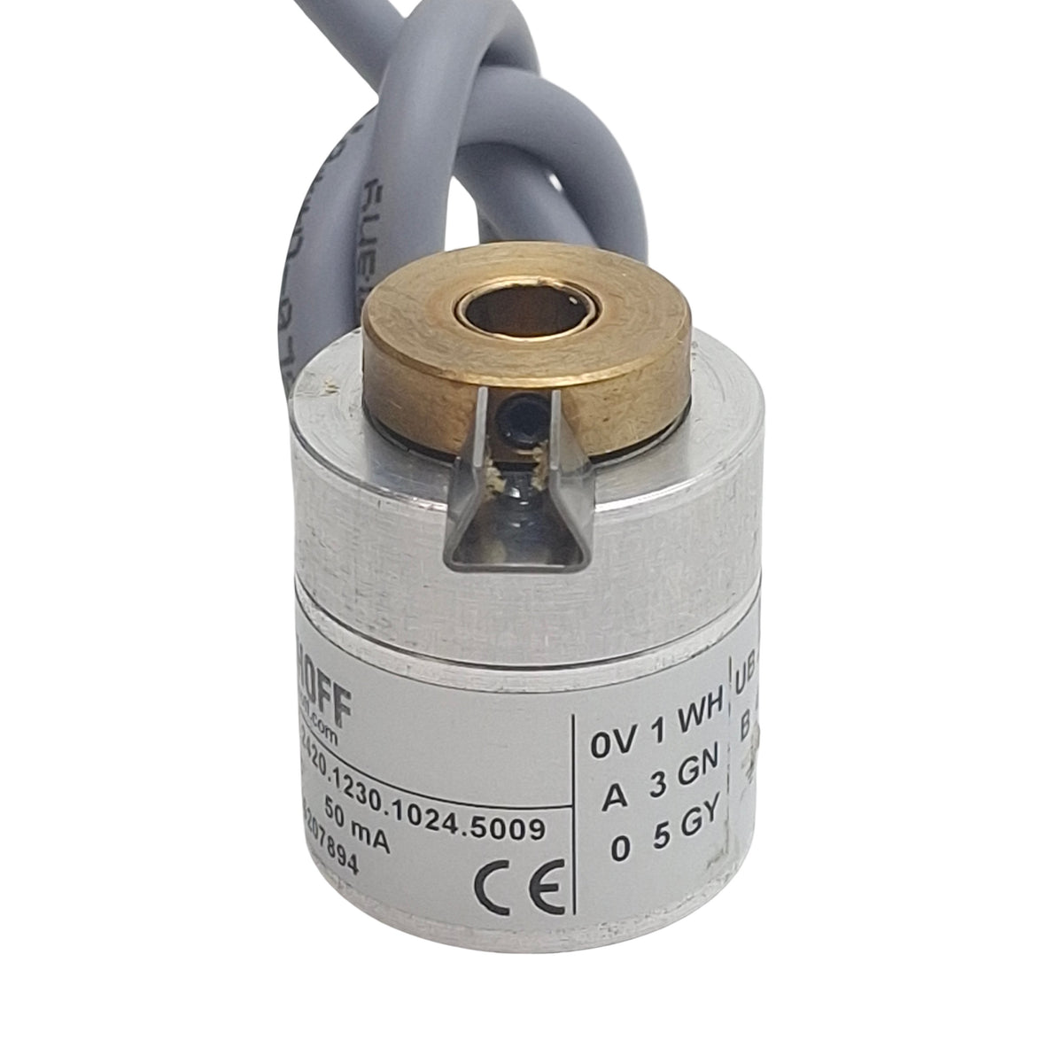 Used Beckhoff 05.2420.1230.1024.5009 Incremental Encoder, ø6.35mm, 8-30VDC, 200kHz