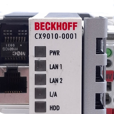 Used Beckhoff CX9010-0001 Basic CPU Module 128MB RAM, 533MHz, 24VDC, 32MB Flash