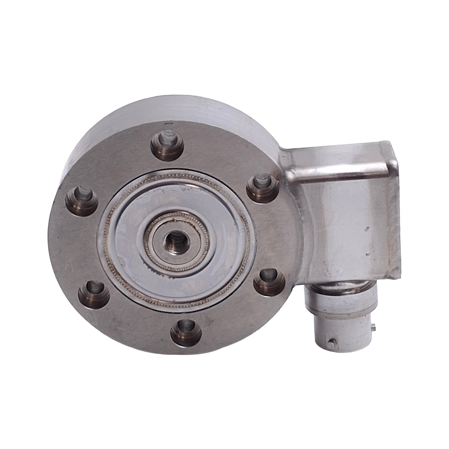 Used Omega Engineering LCHD-25 Low Profile Pancake Style Load Cell 1/4-28 UNF, ø2.5in