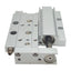 Used SMC MXF16-30 Pneumatic Slide Table, Bore: 16mm, Stroke: 30mm, 0.15-0.7MPa M5x0.8