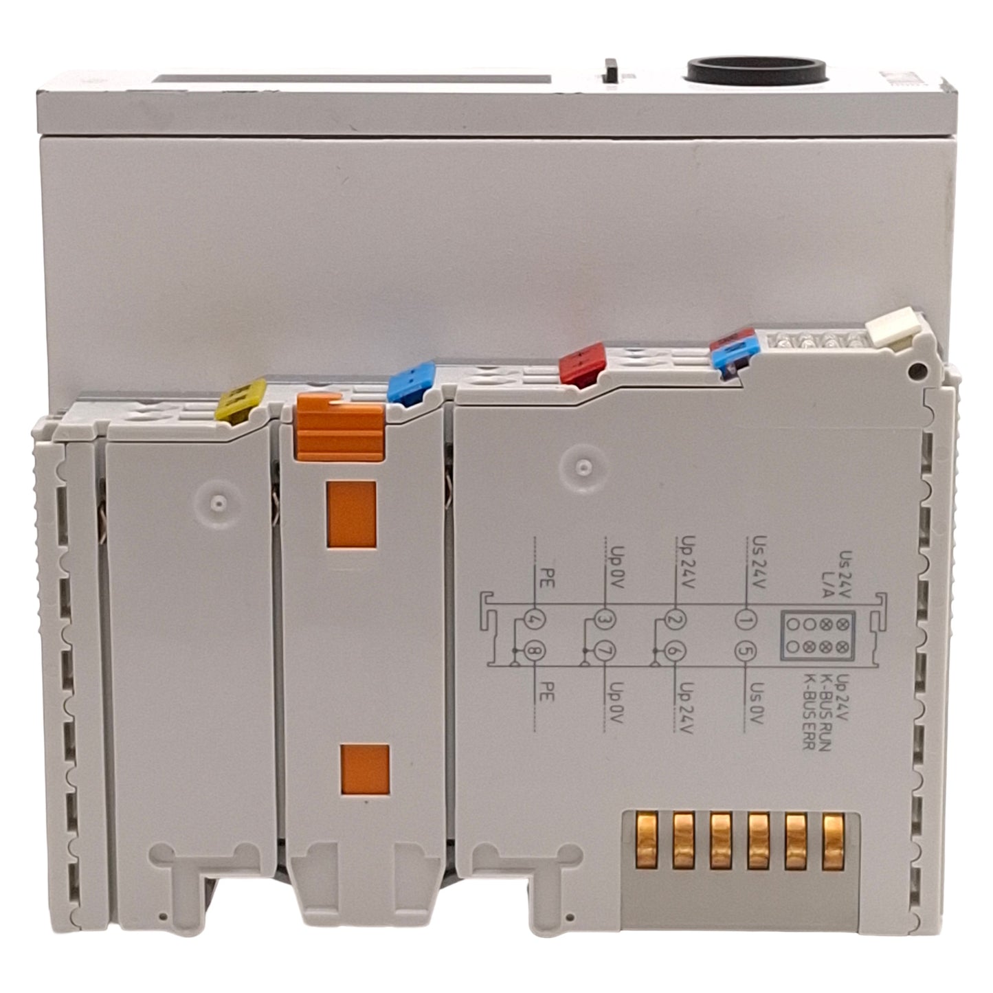 Used Beckhoff CX2100-0004 Power Supply Unit For CX2020 & CX2030, 45W 24VDC, DIN Rail