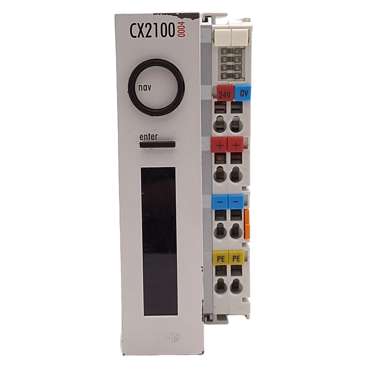 Used Beckhoff CX2100-0004 Power Supply Unit For CX2020 & CX2030, 45W 24VDC, DIN Rail
