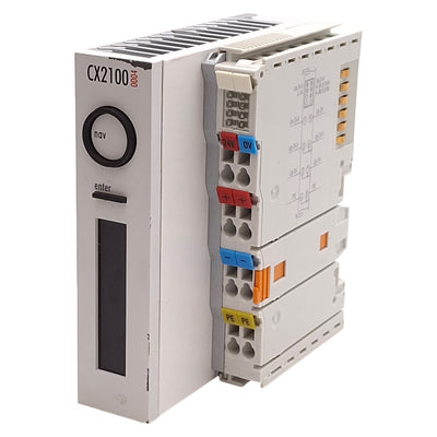 Used Beckhoff CX2100-0004 Power Supply Unit For CX2020 & CX2030, 45W 24VDC, DIN Rail