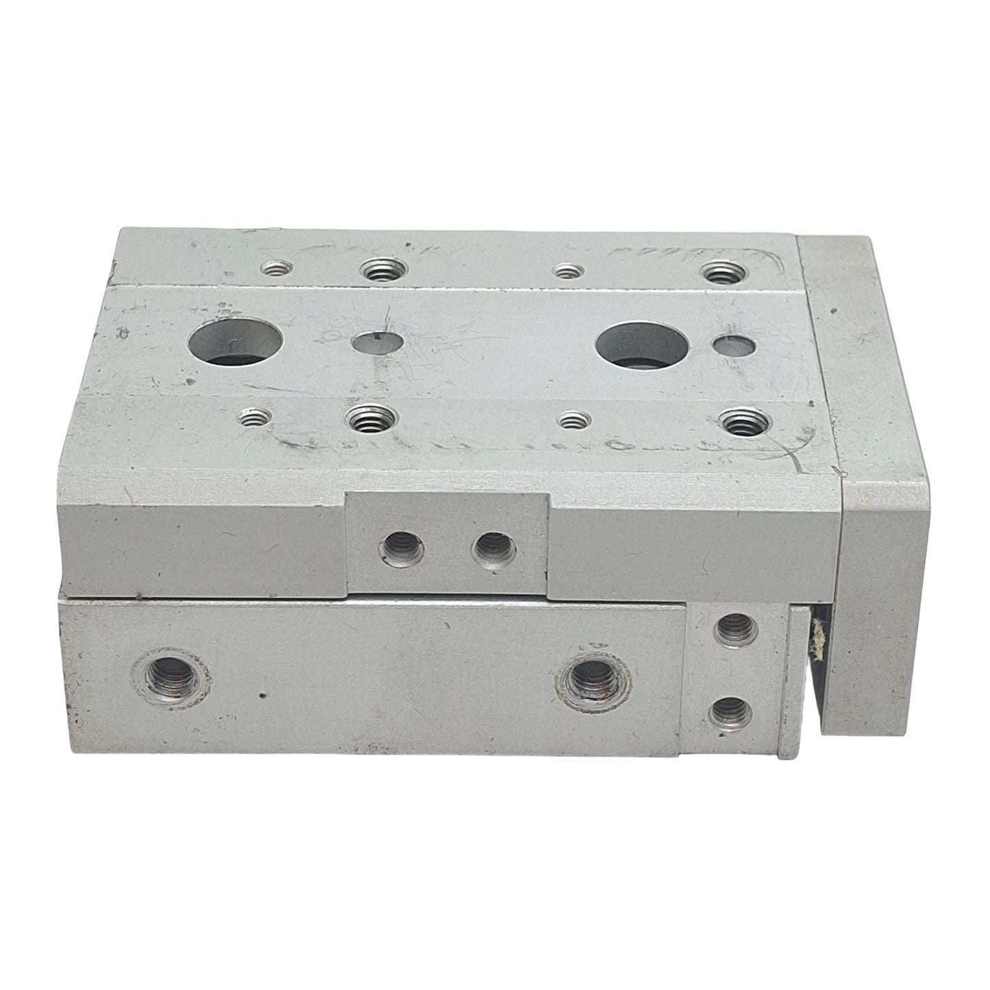 Used SMC MXS12-30 Pneumatic Slide Table, ø12mm Bore, 30mm Stroke, 0.15-0.7MPa, M5