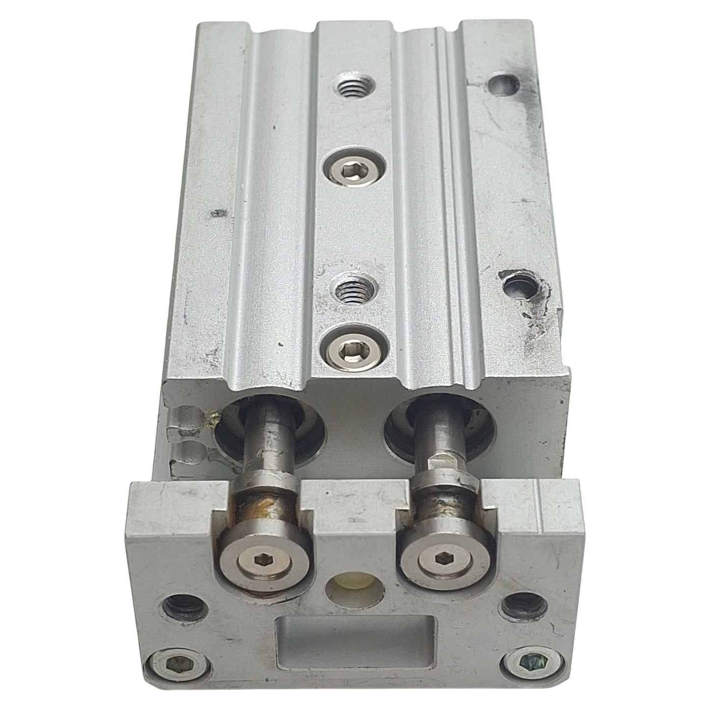 Used SMC MXS12-30 Pneumatic Slide Table, ø12mm Bore, 30mm Stroke, 0.15-0.7MPa, M5