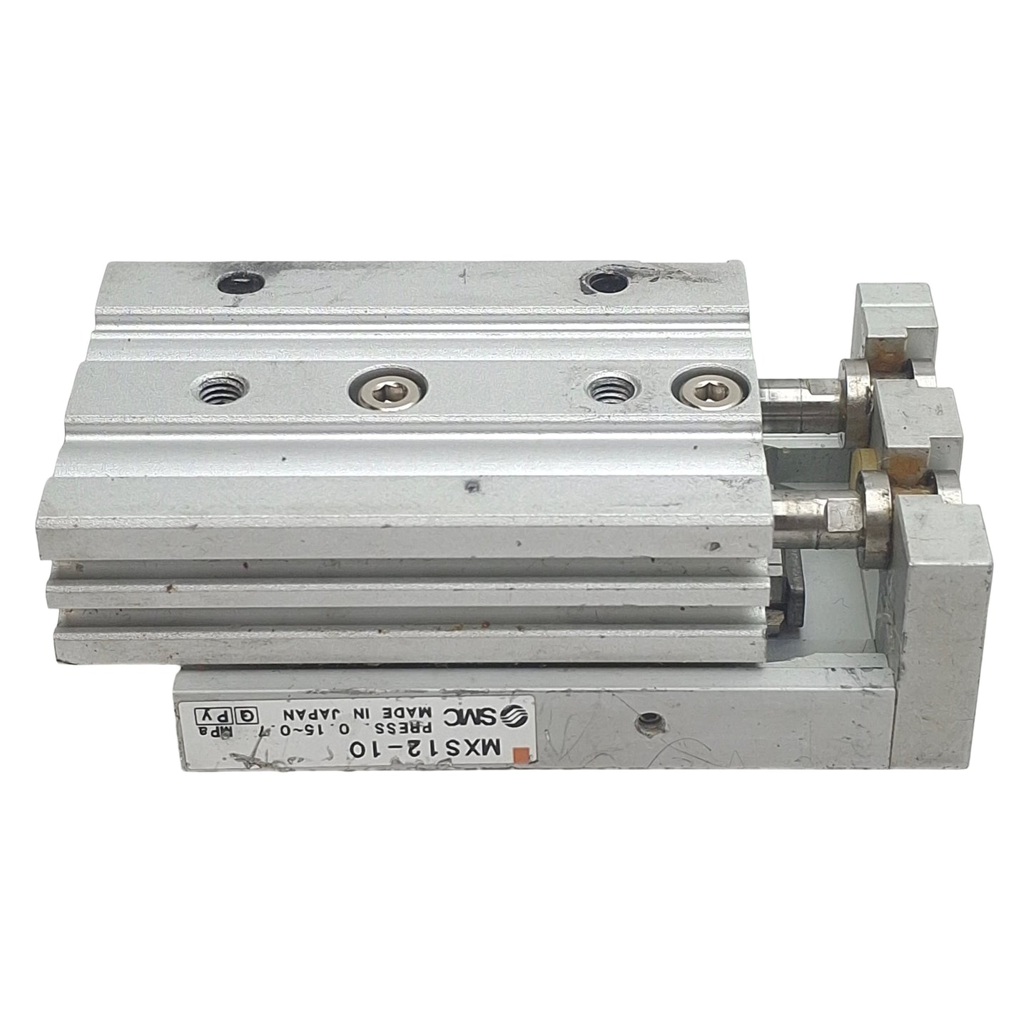 Used SMC MXS12-30 Pneumatic Slide Table, ø12mm Bore, 30mm Stroke, 0.15-0.7MPa, M5