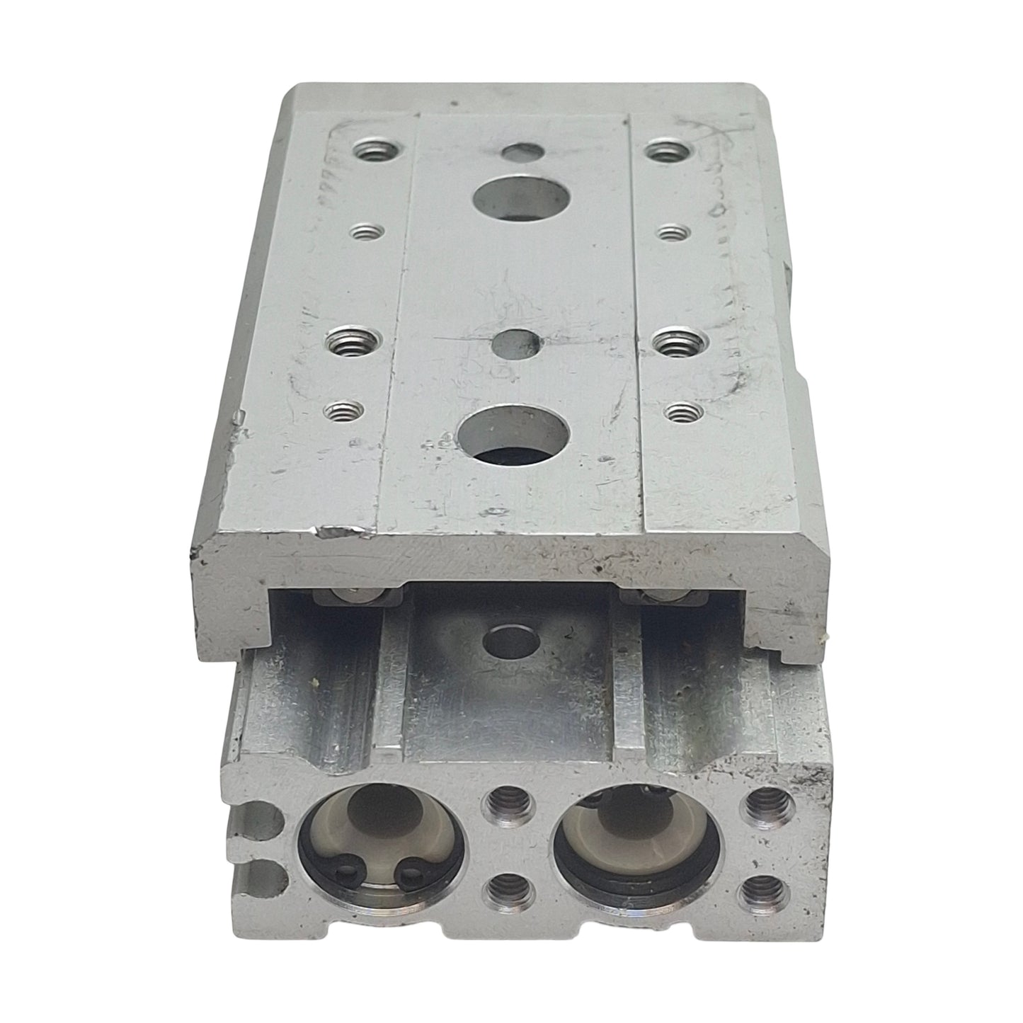Used SMC MXS12-30 Pneumatic Slide Table, ø12mm Bore, 30mm Stroke, 0.15-0.7MPa, M5