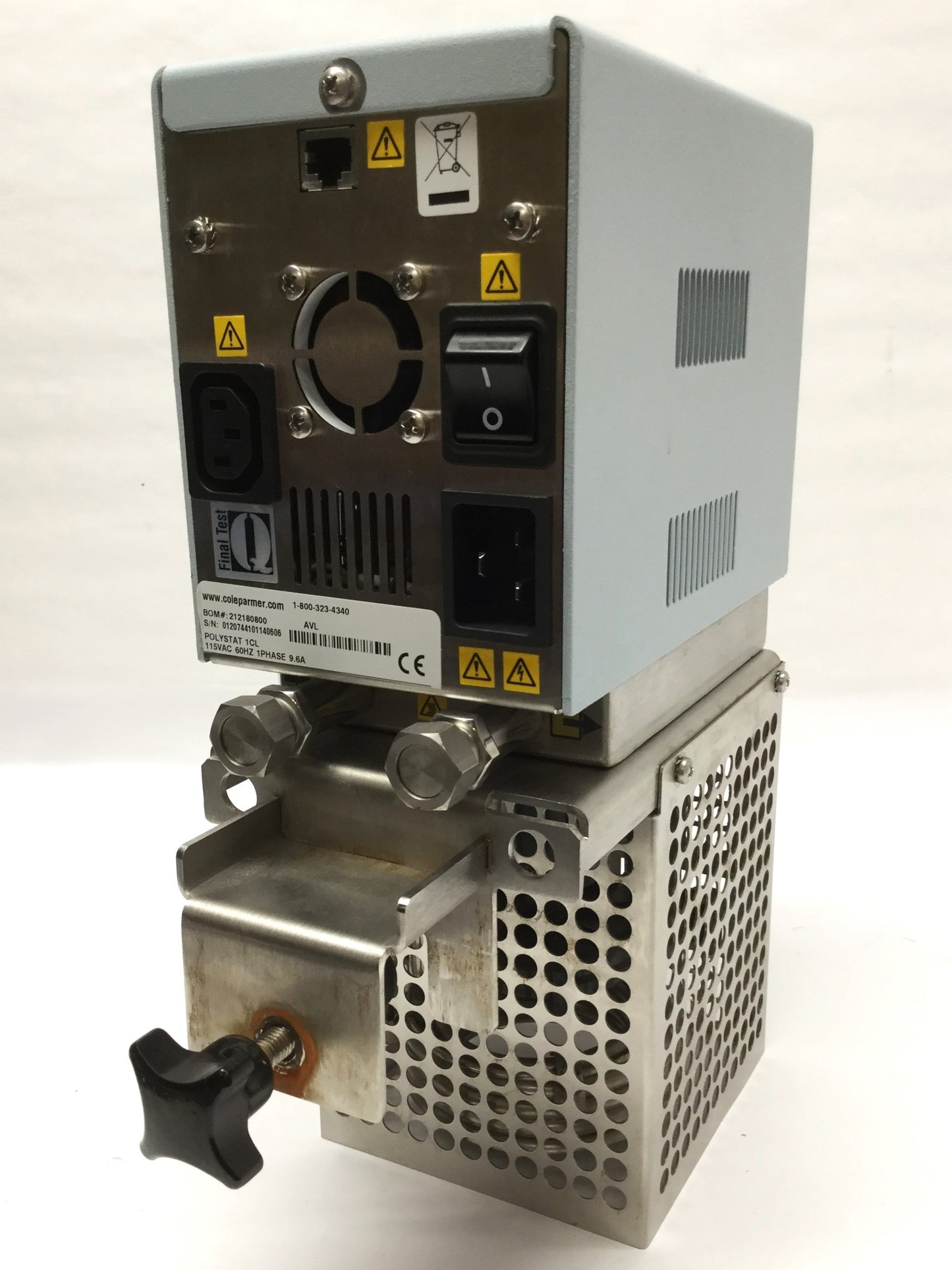 Used Cole Parmer Polystat 1CL Digital Heated Immersion Circulator 115VAC 60Hz 1kW