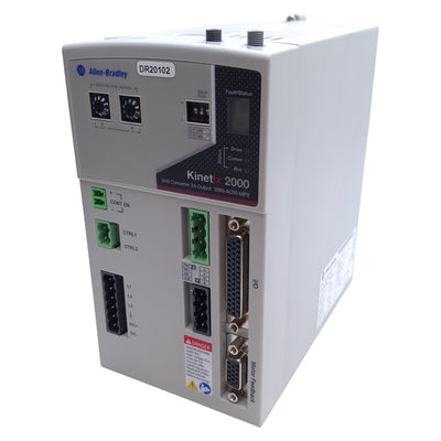 Used Allen Bradley 2093-AC05-MP2 KINETIX 2000 Servo Drive & PSU 3kW 3A, 1/3PH 230VAC