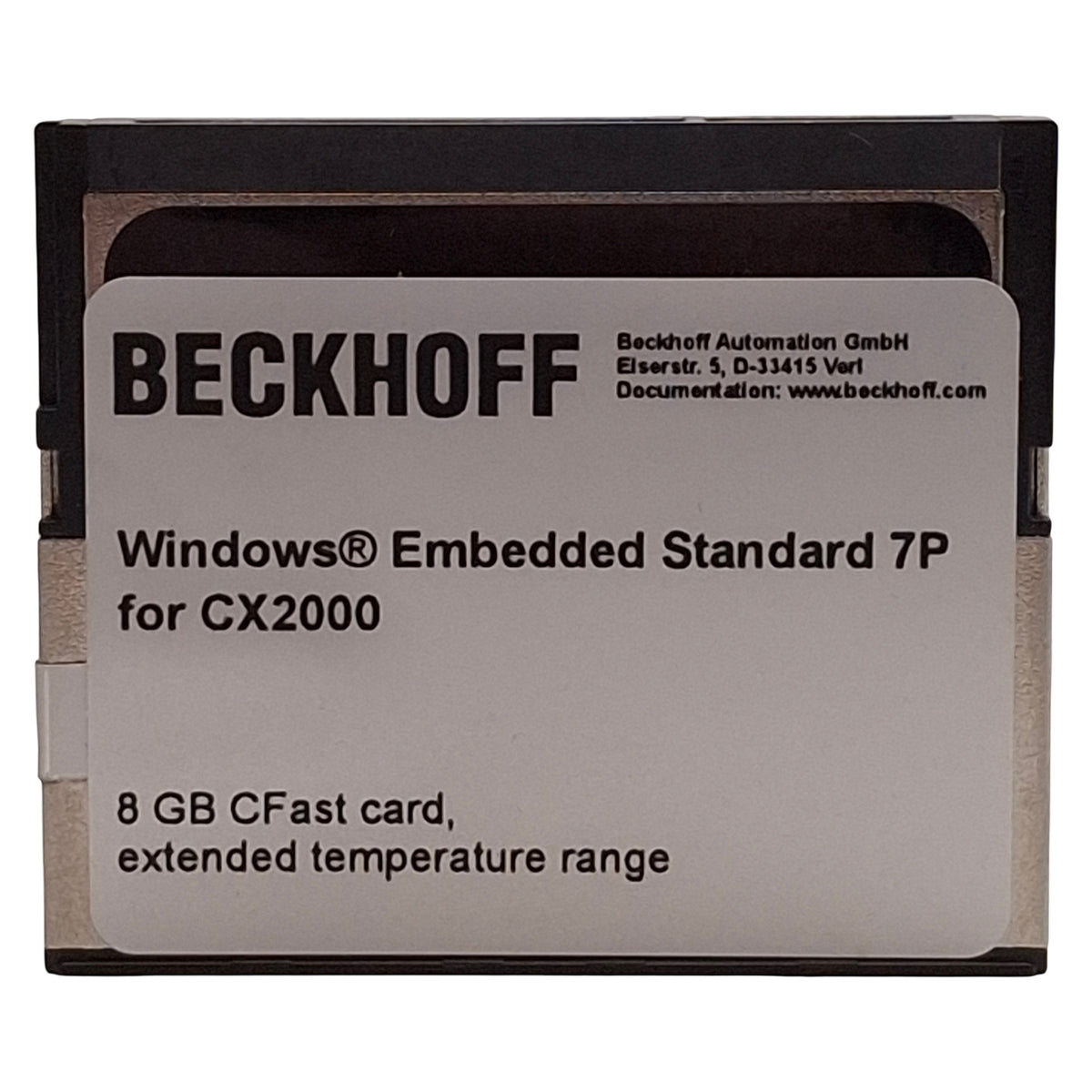 Used Beckhoff 81.3B240.BB56B CFast 8gb Card, Windows Embedded Standard 7P For CX2000