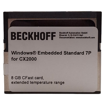 Used Beckhoff 81.3B240.BB56B CFast 8gb Card, Windows Embedded Standard 7P For CX2000