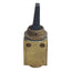 Used Clippard TV-4DMP Brass Toggle Valve, 4-Way 3-Port, 1/8in NPT, 150psi, 125l/min