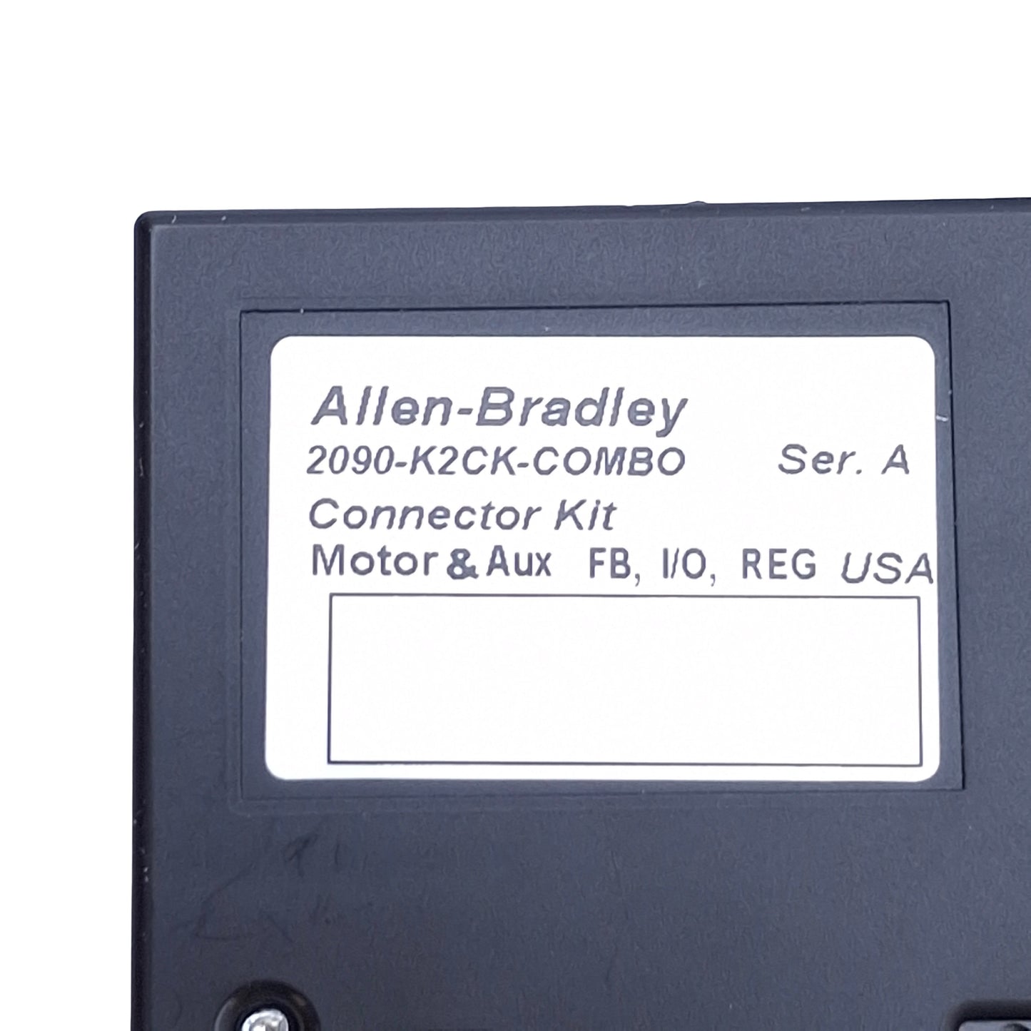 Used Allen Bradley 2090-K2CK-COMBO Low Profile Connector Kit 15-Pin/44-Pin D-sub