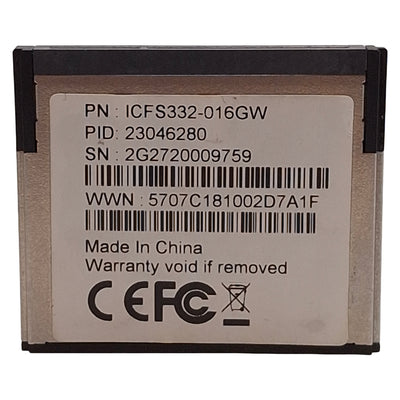 Used ADATA ICFS332-016GW 23046280 Industrial SLC CFast Card, 16GB, SATA III 6Gbps