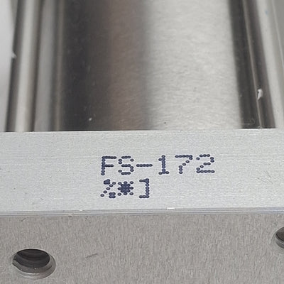 Used Bimba FS-172 FLAT-1 Pneumatic Cylinder, ø1-1/2in Bore, 2in Stroke, 1/8in NPT