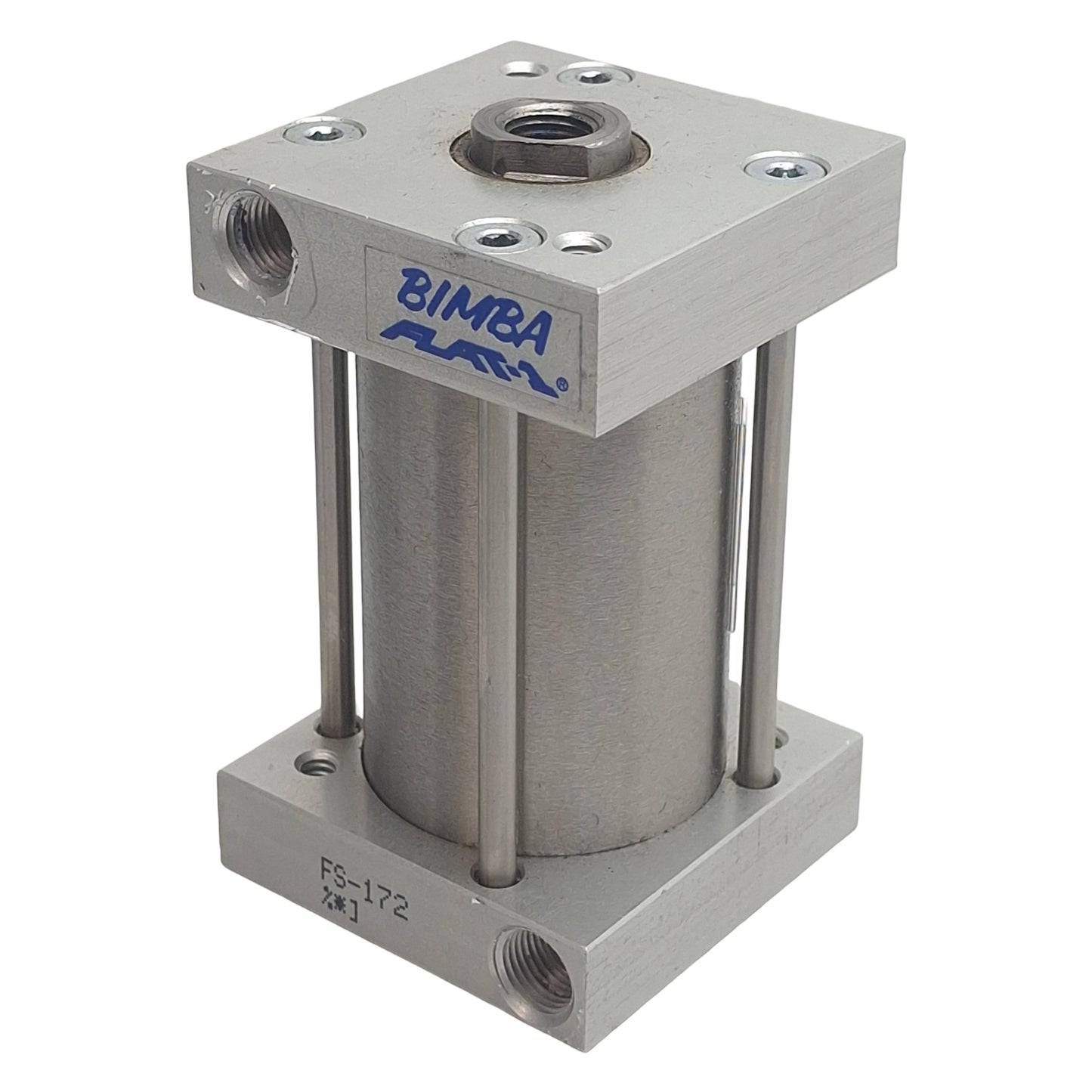 Used Bimba FS-172 FLAT-1 Pneumatic Cylinder, ø1-1/2in Bore, 2in Stroke, 1/8in NPT