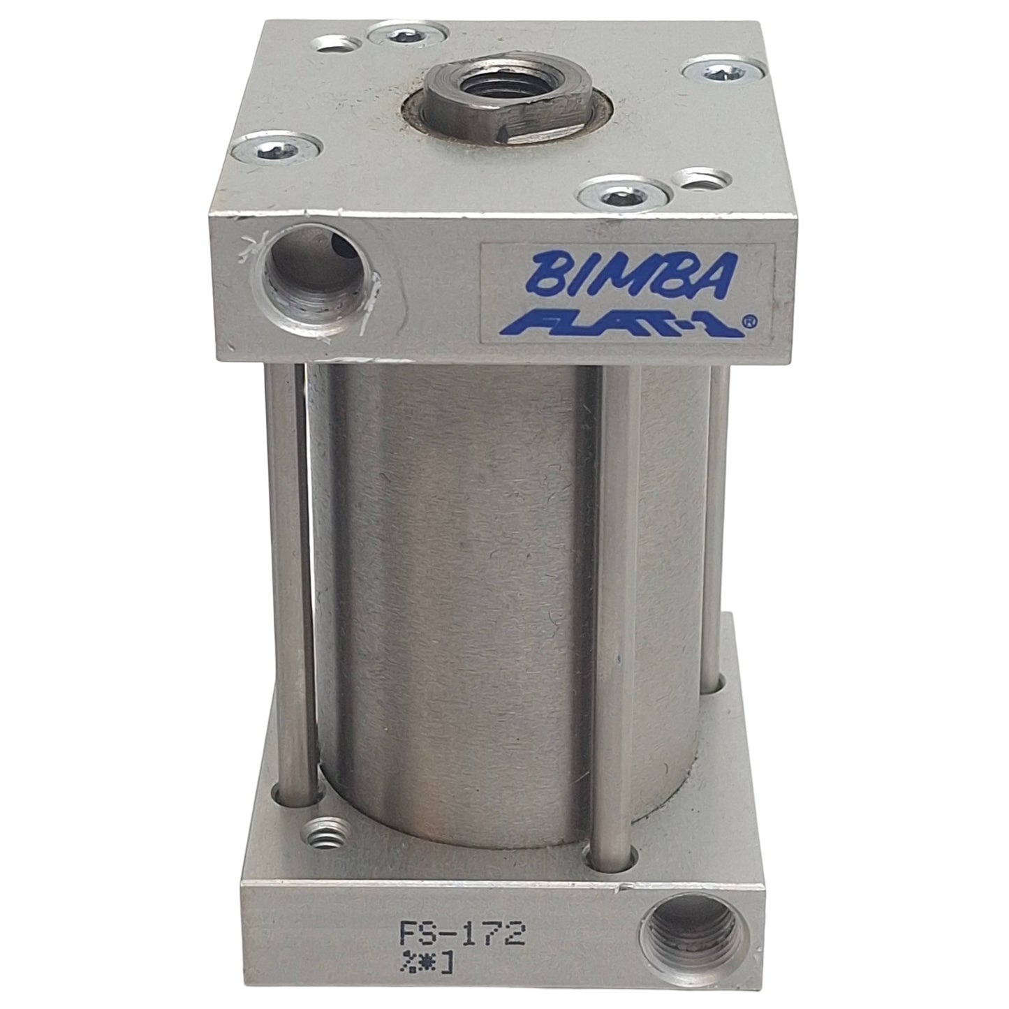 Used Bimba FS-172 FLAT-1 Pneumatic Cylinder, ø1-1/2in Bore, 2in Stroke, 1/8in NPT