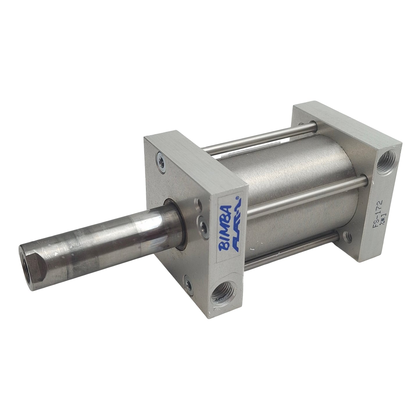 Used Bimba FS-172 FLAT-1 Pneumatic Cylinder, ø1-1/2in Bore, 2in Stroke, 1/8in NPT