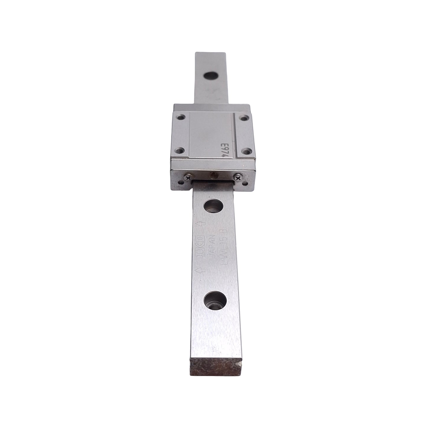 Used IKO LWL15B Linear Ball Bearing Carriage 42mm x 32mm With 157mm Guide Rail