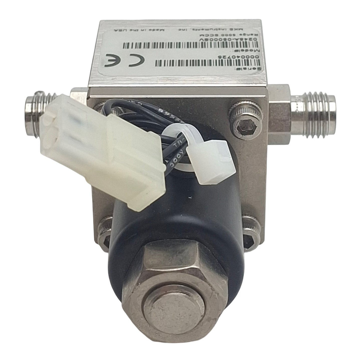 Used MKS 0248A-05000SV Flow Control Valve, 5000sccm, 1/4in Swagelok, 150psi Max
