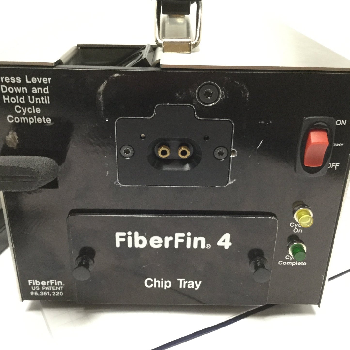 Used FiberFin FF-FF4 POF Optical Fiber Diamond Finishing Machine 4mm w/SMA Face Plate